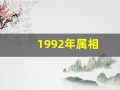 1992年属相(1992年属相五行属什么)