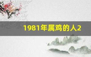 1981年属鸡的人2013年运程(1981年的鸡人2021年运势)