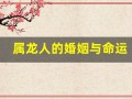 属龙人的婚姻与命运(赶紧来看看自己另一半!)