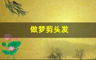 做梦剪头发(做梦剪头发了)
