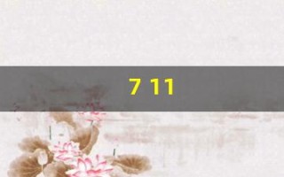 7 11(711公交车站的线路图)