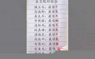 生肖速配(生肖配对免费配对)
