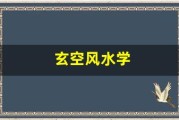 玄空风水学(沈竹礽玄空风水学)