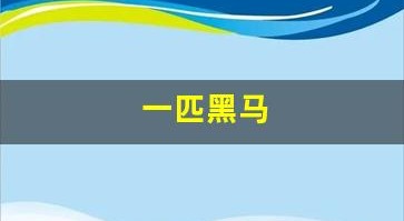 一匹黑马(中海达股票未来会是一匹黑马)