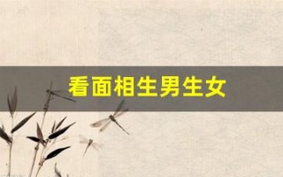 看面相生男生女(面相生男生女准不准)