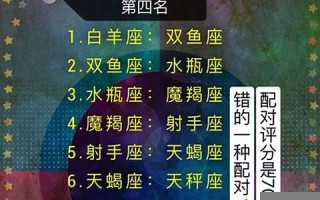 星座 配对(星座配对准吗)
