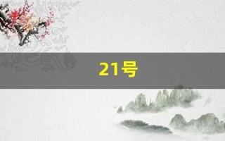 21号(21号三体综合症)