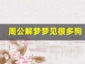 周公解梦梦见很多狗(周公解梦梦见很多狗围着我)
