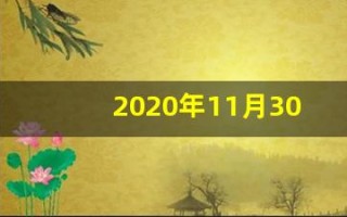 2020年11月30日五行穿衣(2020年11月30日穿衣旺运)
