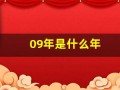 09年是什么年(09年是什么年属)
