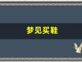 梦见买鞋(梦见买鞋子是什么意思 周公解梦)