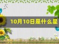 10月10日是什么星座(1978年10月10日是什么星座)