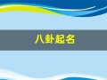 八卦起名(八卦起名大全)