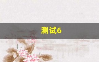 测试6(无极DS900X120码一下丝班顺滑)