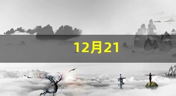 12月21(12月21号是什么星座)