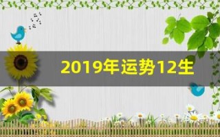 2019年运势12生肖运势(2019年各生肖运势详解)