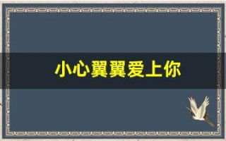小心翼翼爱上你(小心翼翼爱上你是什么歌)