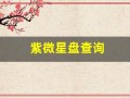 紫微星盘查询(紫微星盘查询紫微星命局)