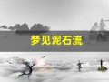 梦见泥石流(梦见泥石流山体滑坡是什么预兆)