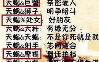天蝎男和双鱼女(天蝎男和双鱼女合适吗)