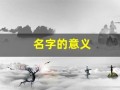 名字的意义(皓然名字的意义)